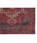 VIN06 Gloria Rug Vibe by Jaipur Living Gloria Medallion Red/ Blue Area Rug 5'3"X8'