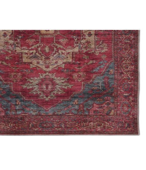 VIN06 Gloria Rug Vibe by Jaipur Living Gloria Medallion Red/ Blue Area Rug 5'3"X8'