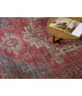 VIN06 Gloria Rug Vibe by Jaipur Living Gloria Medallion Red/ Blue Area Rug 5'3"X8'