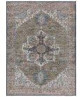 VIN07 Chaplin Rug Vibe by Jaipur Living Chaplin Medallion Green/ Blue Area Rug 7'10"X10'