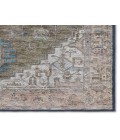 VIN07 Chaplin Rug Vibe by Jaipur Living Chaplin Medallion Green/ Blue Area Rug 7'10"X10'