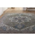 VIN07 Chaplin Rug Vibe by Jaipur Living Chaplin Medallion Green/ Blue Area Rug 7'10"X10'