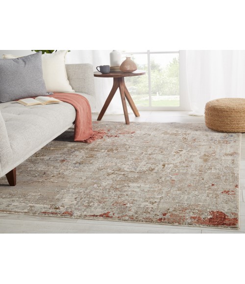 Valentia Area Rug Jaipur Living Marzena Abstract Tan/ Rust Runner Rug (2'5"X10')