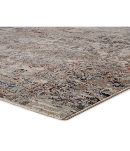 Valentia Area Rug Jaipur Living Niran Medallion Gray/ Rust Area Rug (6'X9')
