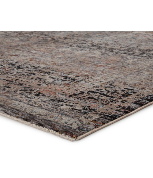 Valentia Area Rug Jaipur Living Elio Oriental Gray/ Black Area Rug (6'X9')