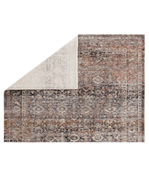 Valentia Area Rug Jaipur Living Elio Oriental Gray/ Black Area Rug (6'X9')