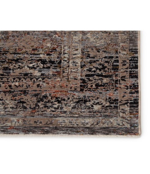 Valentia Area Rug Jaipur Living Elio Oriental Gray/ Black Area Rug (6'X9')