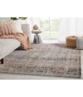 Valentia Area Rug Jaipur Living Elio Oriental Gray/ Black Area Rug (6'X9')