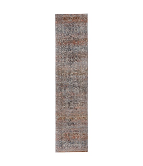 Jaipur Living Elio Oriental Gray/ Black Runner Rug (3'X8')