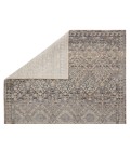 Valentia Area Rug Jaipur Living Cashel Tribal Gray/ Dark Blue Runner Rug (2'5"X10')