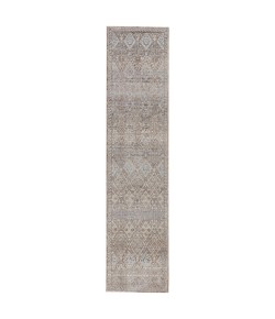 Jaipur Living Cashel Tribal Gray/ Dark Blue Runner Vln06 Area Rug 2 ft. 5 in. X 10 ft. Runner