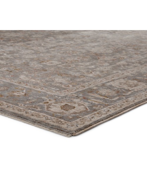 Valentia Area Rug Jaipur Living Amaris Oriental Gray/ Cream Area Rug (9'3"X13'3")