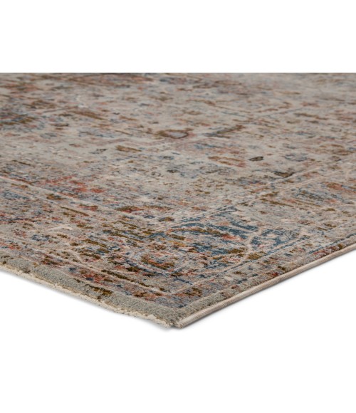 Valentia Area Rug Jaipur Living Pierce Medallion Gray/ Multicolor Runner Rug (2'5"X10')