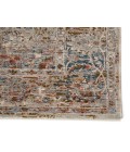 Valentia Area Rug Jaipur Living Pierce Medallion Gray/ Multicolor Runner Rug (2'5"X10')