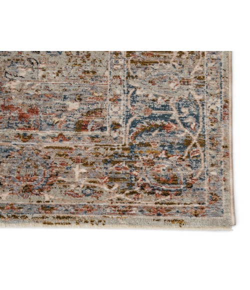 Valentia Area Rug Jaipur Living Pierce Medallion Gray/ Multicolor Runner Rug (2'5"X10')