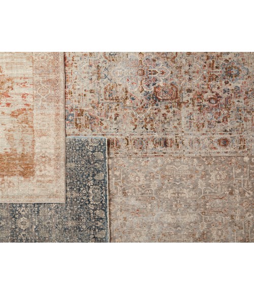 Valentia Area Rug Jaipur Living Pierce Medallion Gray/ Multicolor Runner Rug (2'5"X10')