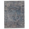 Jaipur Living Valentia Arcadia VLN13 Blue Gray 2 ft. 5 in. X 10 ft. Rectangle Rug
