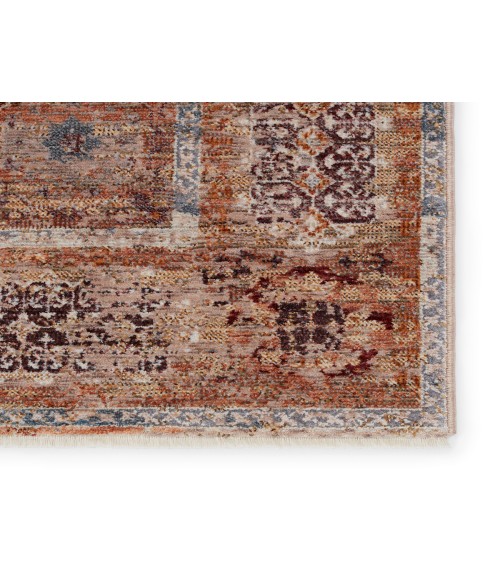 Jaipur Living Arcadia Medallion Rust/ Blue Area Rug (9'3"X13'3")