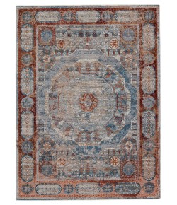 Jaipur Living Valentia Arcadia VLN16 Blue Red 2 ft. 5 in. X 10 ft. Rectangle Rug