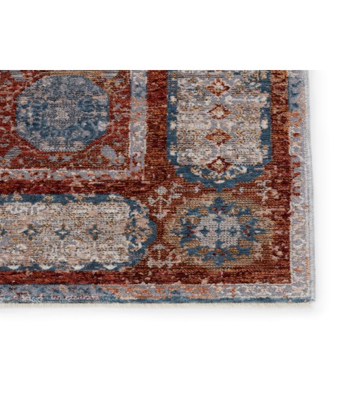 Jaipur Living Arcadia Medallion Blue/ Red Runner Rug (2'5"X10')