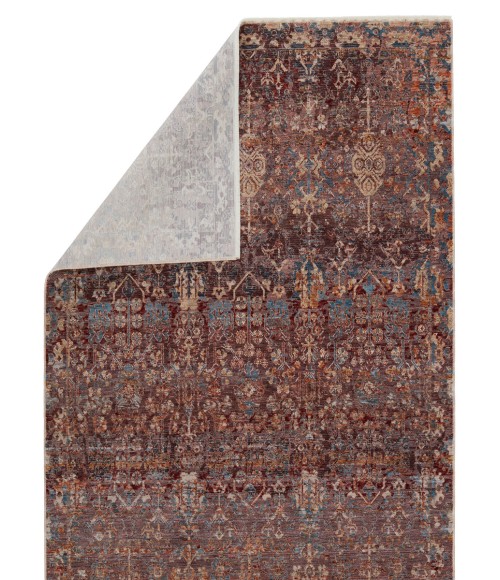 Valentia Area Rug Jaipur Living Marisol Floral Maroon/ Blue Area Rug (5'X8')