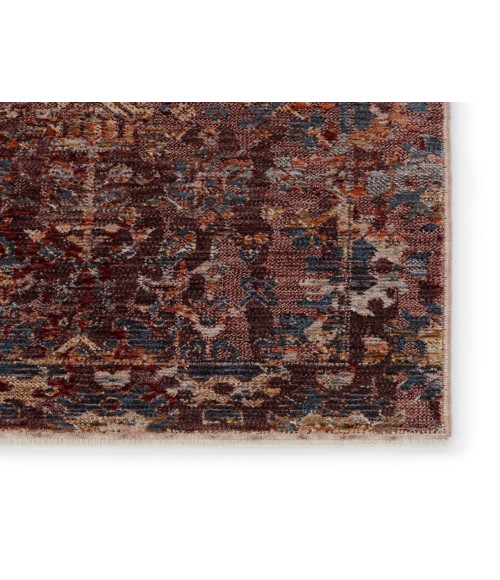 Valentia Area Rug Jaipur Living Marisol Floral Maroon/ Blue Area Rug (5'X8')