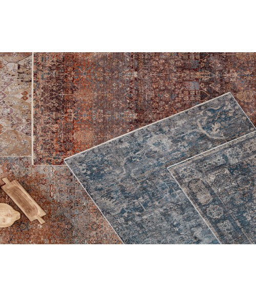 Valentia Area Rug Jaipur Living Marisol Floral Maroon/ Blue Area Rug (5'X8')