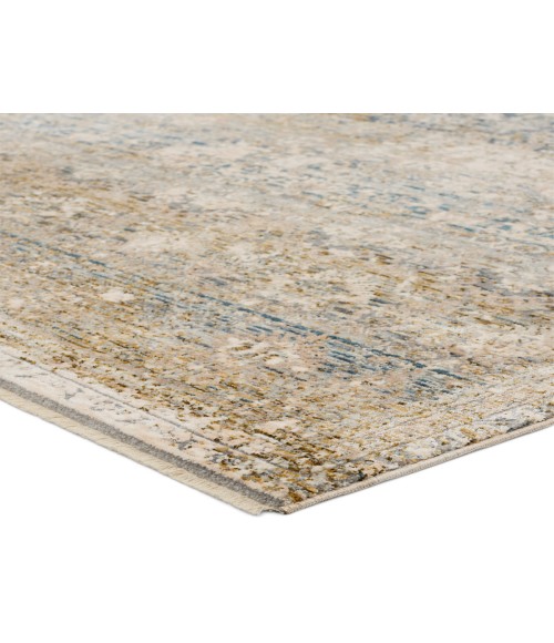 VLN22 Skylark Rug Jaipur Living Skylark Trellis Gray/ Cream Runner Rug 2'5"X10'
