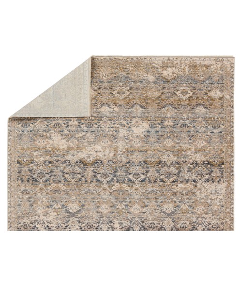 VLN22 Skylark Rug Jaipur Living Skylark Trellis Gray/ Cream Runner Rug 2'5"X10'