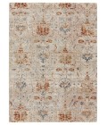 VLN23 Ozella Rug Jaipur Living Ozella Trellis Taupe/ Red Runner Rug 2'5"X10'