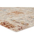 VLN23 Ozella Rug Jaipur Living Ozella Trellis Taupe/ Red Runner Rug 2'5"X10'