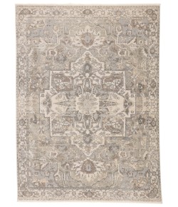 Jaipur Living Alain Medallion Gray/ Cream Runner Vne01 Area Rug 2 ft. 6 in. X 12 ft. Runner