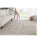 Vienne Area Rug Jaipur Living Alain Medallion Gray/ Cream Area Rug (9'6"X12'6")