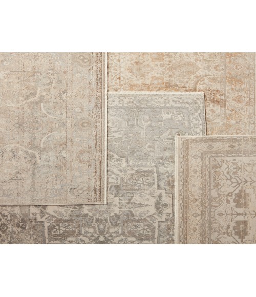 Vienne Area Rug Jaipur Living Alain Medallion Gray/ Cream Area Rug (9'6"X12'6")