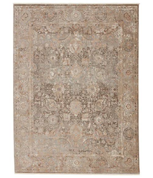 Jaipur Living Baptiste Oriental Dark Taupe/ Gold Runner Rug (2'6"X8')
