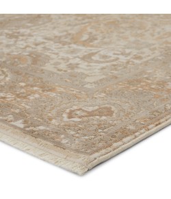 Jaipur Living Baptiste Oriental Taupe/ Cream VNE04 2 ft. 6 in. X 12 ft. Runner Rug