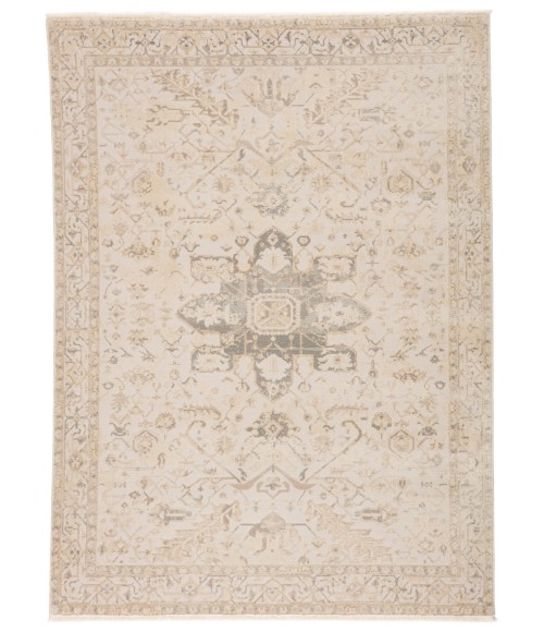 Vienne Area Rug Jaipur Living Lucien Medallion Cream/ Light Gray Area Rug (9'6"X12'6")