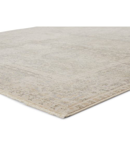 Vienne Area Rug Jaipur Living Michon Oriental Gray/ Cream Runner Rug (2'6"X8')