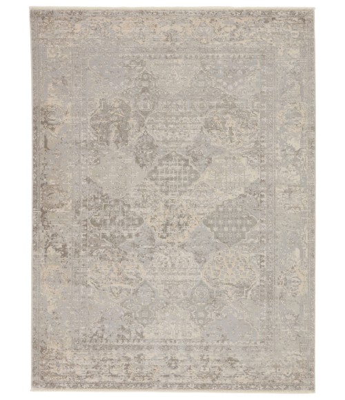 Jaipur Living Lourdes Trellis Gray/ Cream Runner Rug (2'6"X12')
