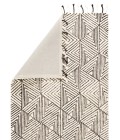 Nikki Chu by Jaipur Living Montblanc Handmade Geometric Ivory/ Gray Area Rug (9'X12')