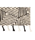 Nikki Chu by Jaipur Living Montblanc Handmade Geometric Ivory/ Gray Area Rug (9'X12')