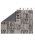Nikki Chu by Jaipur Living Saville Handmade Tribal Black/ Ivory Area Rug (2'X3')