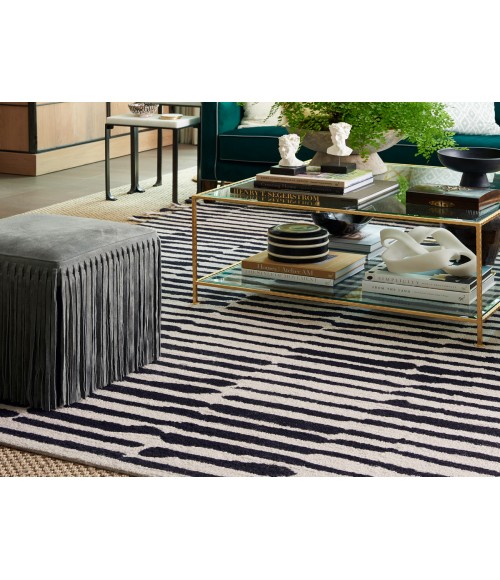 Jaipur Living Vera By Nikki Chu Black VNK08 18 in. Swatch Square Rug