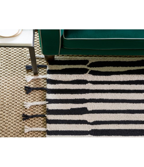 Jaipur Living Vera By Nikki Chu Black VNK08 18 in. Swatch Square Rug