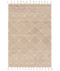 Nikki Chu by Jaipur Living Rhea Handmade Trellis Tan/ Ivory Area Rug 9'X12'
