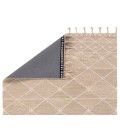 Nikki Chu by Jaipur Living Rhea Handmade Trellis Tan/ Ivory Area Rug 9'X12'