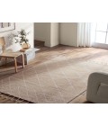 Nikki Chu by Jaipur Living Rhea Handmade Trellis Tan/ Ivory Area Rug 9'X12'