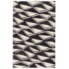 Nikki Chu Vera By Nikki Chu Black Vnk11 6 Ft. X 9 Ft. Rect. Rug