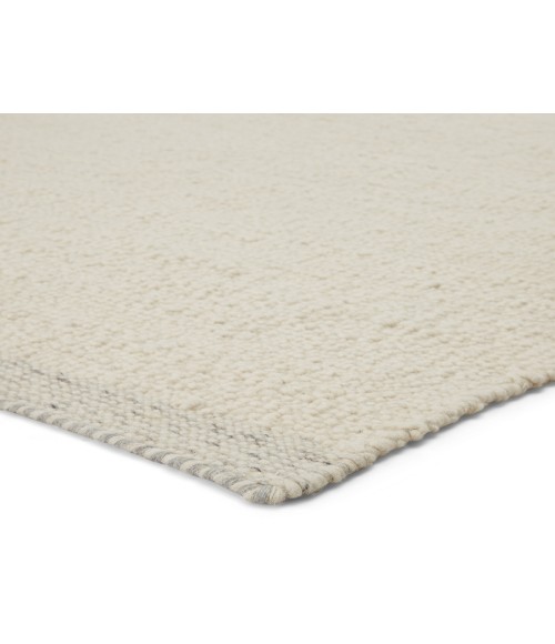 VST01 Alondra Rug Jaipur Living Alondra Handmade Solid Cream/ Light Gray Runner Rug 3'X12'