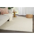 VST01 Alondra Rug Jaipur Living Alondra Handmade Solid Cream/ Light Gray Runner Rug 3'X12'